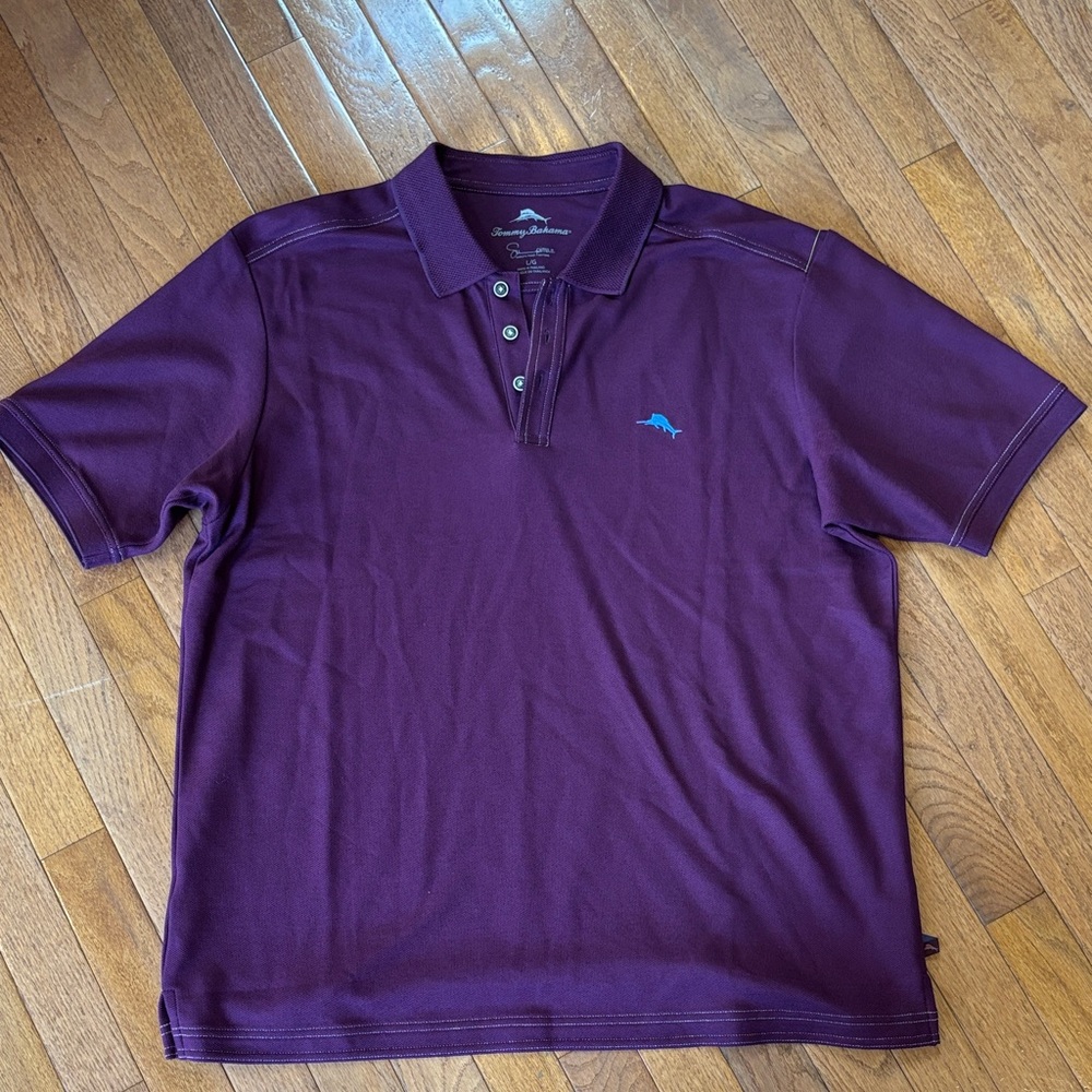 Tommy Bahama Deep Purple Polo Shirt